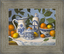 Load image into Gallery viewer, Delft and Citrus Still Life
