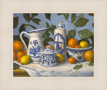 Load image into Gallery viewer, Delft and Citrus Still Life

