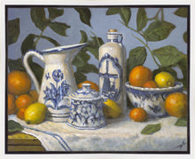 Load image into Gallery viewer, Delft and Citrus Still Life
