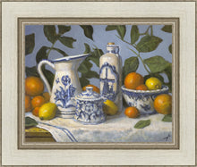 Load image into Gallery viewer, Delft and Citrus Still Life
