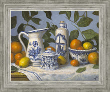 Load image into Gallery viewer, Delft and Citrus Still Life
