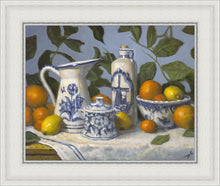 Load image into Gallery viewer, Delft and Citrus Still Life
