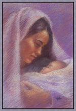 Load image into Gallery viewer, Mary &amp; Jesus Pastel
