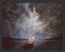 Load image into Gallery viewer, Calm and Stars Large Wall Art
