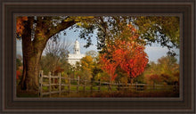Load image into Gallery viewer, Nauvoo Farm With Red Leaves
