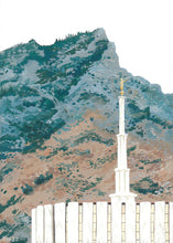 Load image into Gallery viewer, Provo Temple with Squaw Mountain
