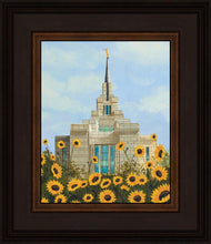 Load image into Gallery viewer, Kyiv Temple with Sunflowers
