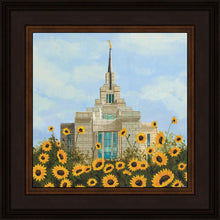 Load image into Gallery viewer, Kyiv Temple with Sunflowers
