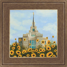 Load image into Gallery viewer, Kyiv Temple with Sunflowers
