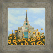 Load image into Gallery viewer, Kyiv Temple with Sunflowers
