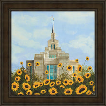 Load image into Gallery viewer, Kyiv Temple with Sunflowers
