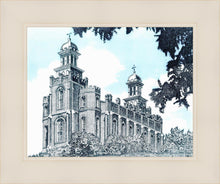 Load image into Gallery viewer, Logan Utah Temple - Blue Sky
