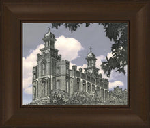 Load image into Gallery viewer, Logan Utah Temple - Grey Sky
