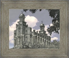 Load image into Gallery viewer, Logan Utah Temple - Grey Sky
