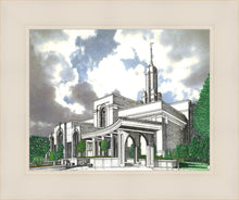 Load image into Gallery viewer, Mt. Timpanogos Temple - Entry View
