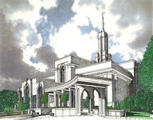 Load image into Gallery viewer, Mt. Timpanogos Temple - Entry View

