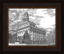 Load image into Gallery viewer, Nauvoo Illinois Temple - Strippled Sky
