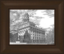 Load image into Gallery viewer, Nauvoo Illinois Temple - Strippled Sky
