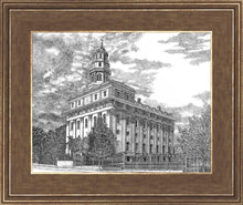 Load image into Gallery viewer, Nauvoo Illinois Temple - Strippled Sky
