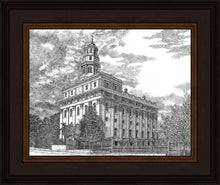 Load image into Gallery viewer, Nauvoo Illinois Temple - Strippled Sky
