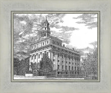 Load image into Gallery viewer, Nauvoo Illinois Temple - Strippled Sky
