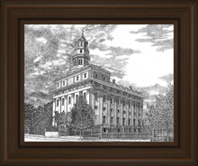 Load image into Gallery viewer, Nauvoo Illinois Temple - Strippled Sky
