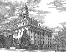 Load image into Gallery viewer, Nauvoo Illinois Temple - Strippled Sky

