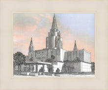 Load image into Gallery viewer, Oakland California Temple Sunset
