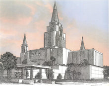 Load image into Gallery viewer, Oakland California Temple Sunset
