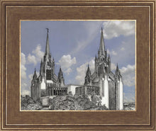 Load image into Gallery viewer, San Diego California Temple - Grey Sky
