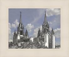 Load image into Gallery viewer, San Diego California Temple - Grey Sky
