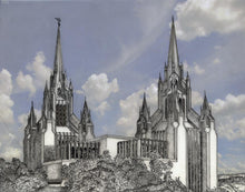 Load image into Gallery viewer, San Diego California Temple - Grey Sky
