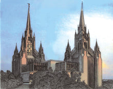 Load image into Gallery viewer, San Diego California Temple - Sunset
