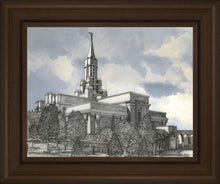 Load image into Gallery viewer, Bountiful Utah Temple - Grey Sky

