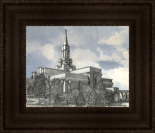 Load image into Gallery viewer, Bountiful Utah Temple - Grey Sky
