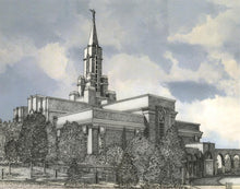 Load image into Gallery viewer, Bountiful Utah Temple - Grey Sky
