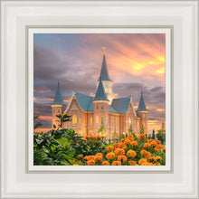 Load image into Gallery viewer, Provo City Center Temple Orange Flowers
