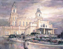 Load image into Gallery viewer, Refuge From The Storm - Manti Temple
