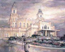 Load image into Gallery viewer, Refuge From The Storm - Manti Temple
