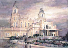 Load image into Gallery viewer, Refuge From The Storm - Manti Temple
