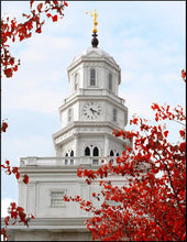 Load image into Gallery viewer, Nauvoo Red Leaves Over Spire
