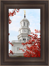 Load image into Gallery viewer, Nauvoo Red Leaves Over Spire
