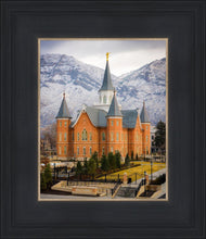 Load image into Gallery viewer, Provo City Center Temple - Snowy Mountains
