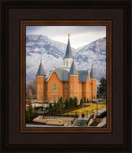 Load image into Gallery viewer, Provo City Center Temple - Snowy Mountains
