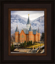 Load image into Gallery viewer, Provo City Center Temple - Snowy Mountains

