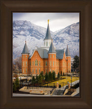 Load image into Gallery viewer, Provo City Center Temple - Snowy Mountains
