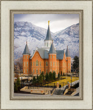 Load image into Gallery viewer, Provo City Center Temple - Snowy Mountains
