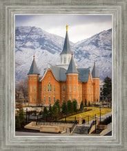 Load image into Gallery viewer, Provo City Center Temple - Snowy Mountains
