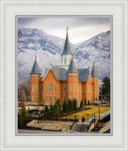 Load image into Gallery viewer, Provo City Center Temple - Snowy Mountains
