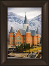 Load image into Gallery viewer, Provo City Center Temple - Snowy Mountains
